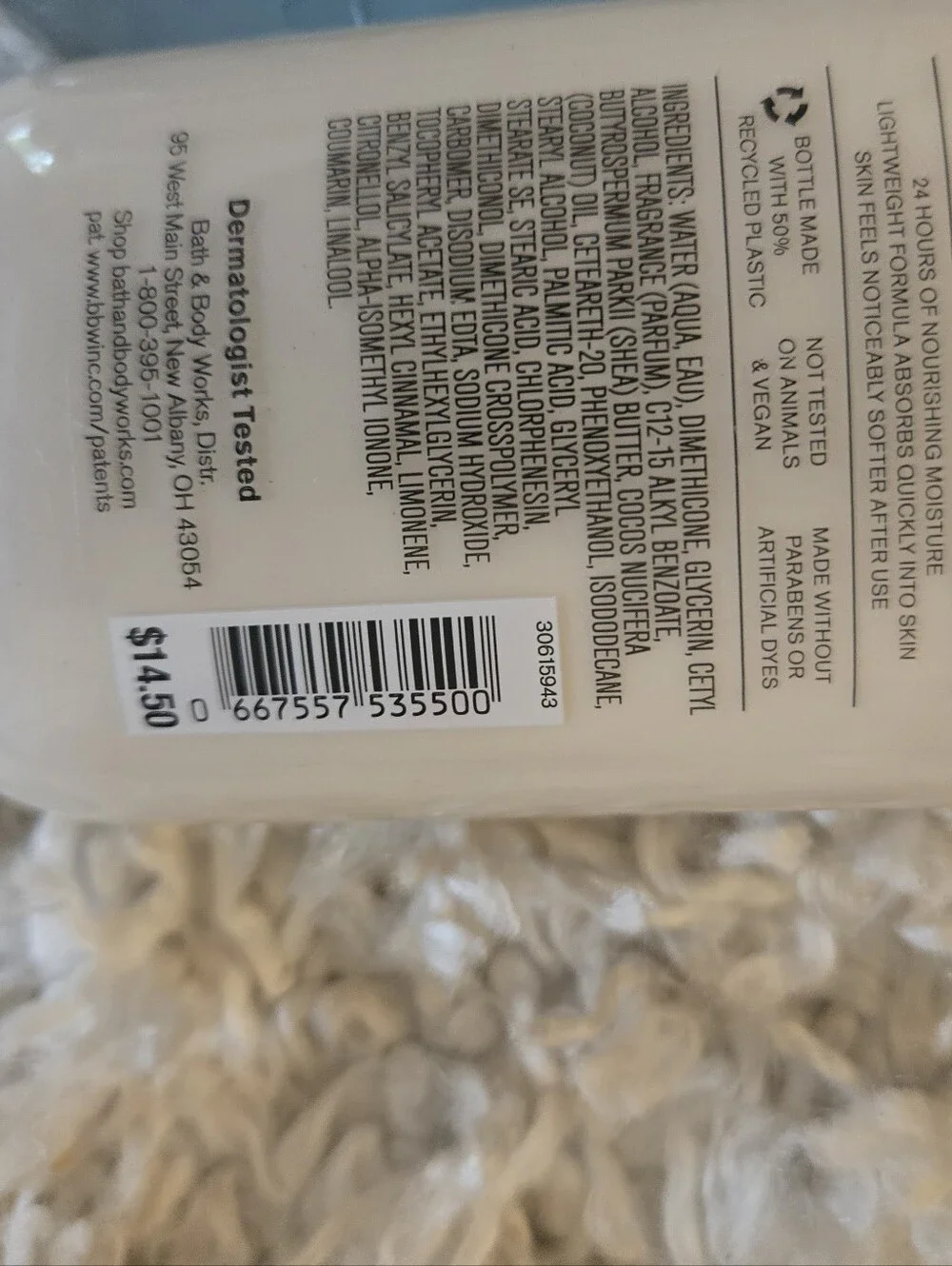 Bath & Body Works Sea Island Shore Shower Gel 10 Oz And Body Lotion 8 Oz